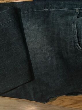 GAP Men's Straight Jeans in Deep Indigo-Black